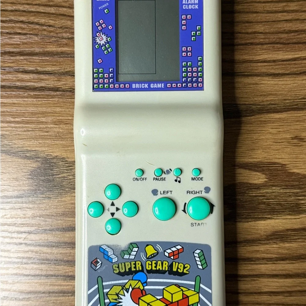 Super Gear V92 Brick Game - 3 in 1 Vintage Handheld Electronic Games